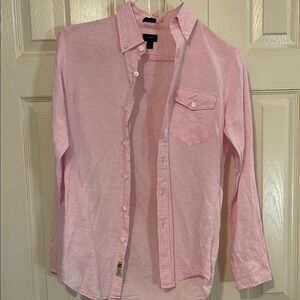 J. Crew Pink Casual Button Down Shirt Classic Fit
